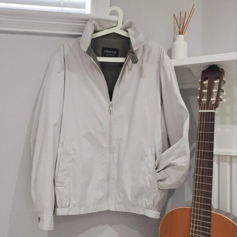 80's Vintage Profilo Classics Suede like Jacket with interior utility pockets